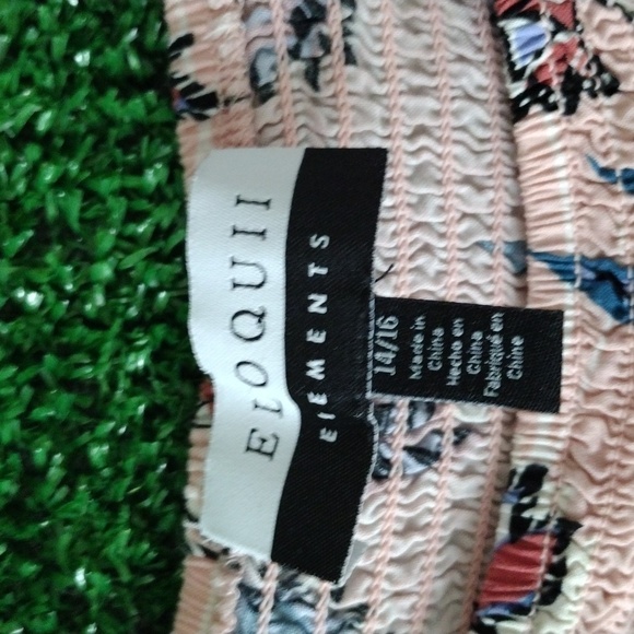 Eloquii plus size floral midi smoked bodice - Picture 3 of 3